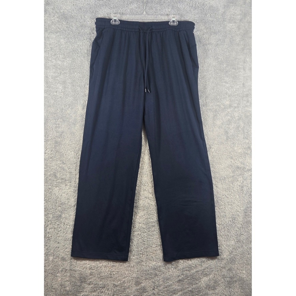 Lululemon Align Wide‎ Leg Pant True Navy Blue Nulu High Rise LW5GH7S Size 12
